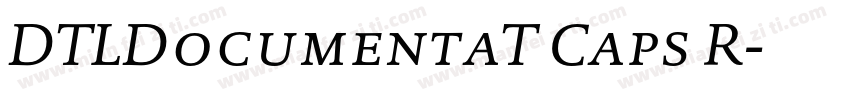 DTLDocumentaT Caps R字体转换
